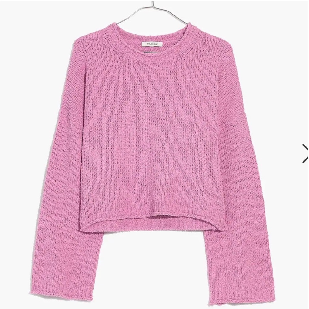 Madewell Pink Brownstone Pullover Sweater